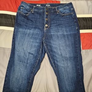 Ana womens 16w skinny jeans high rise